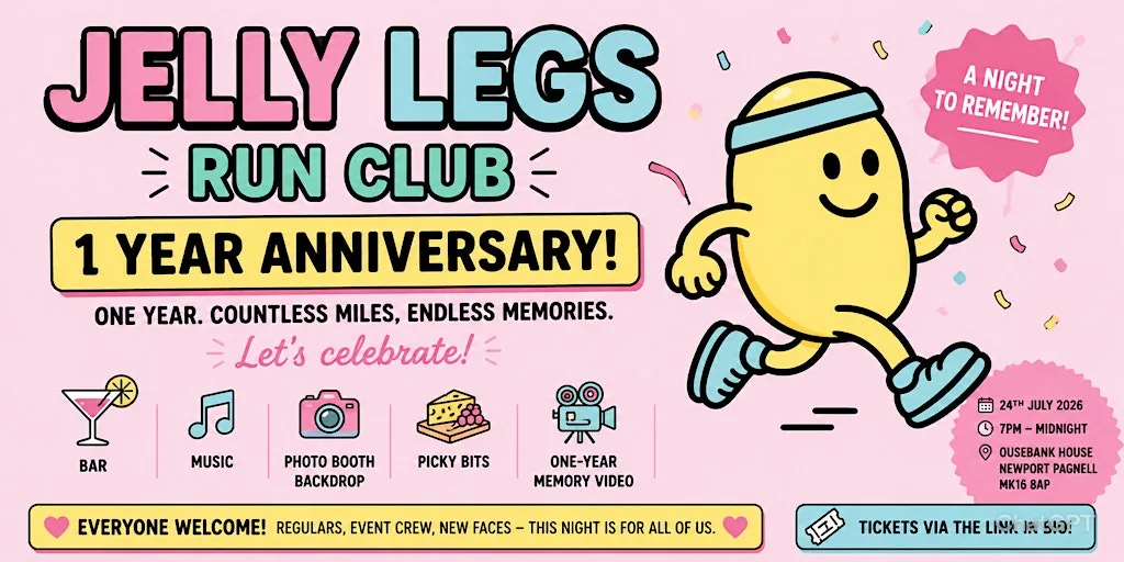 Jelly Legs 1 Year Anniversary!! at 3 Ousebank St