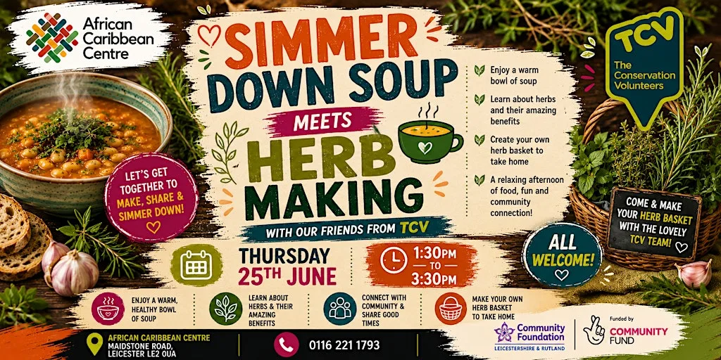 Simmer Down Soup at African Caribbean Centre - Leicester