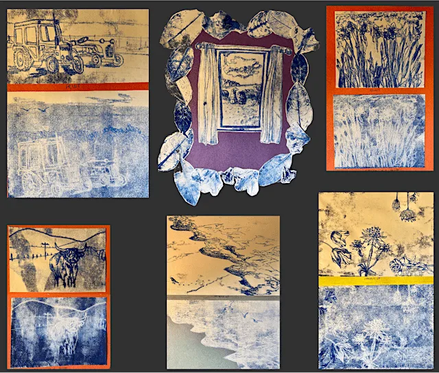 Monoprinting with Katie MacMillan at Bon Accord Centre / Curated Aberdeen