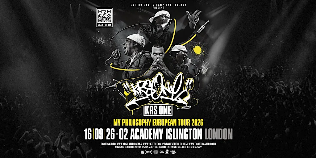 KRS One Live in London at O2 Academy Islington