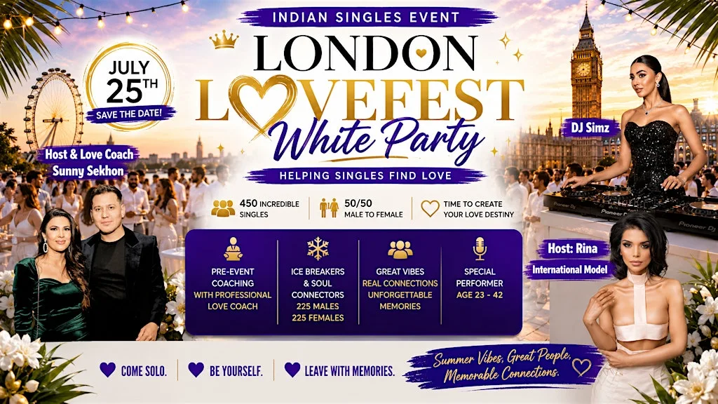 LoveFest Indian Single's Event London - White party