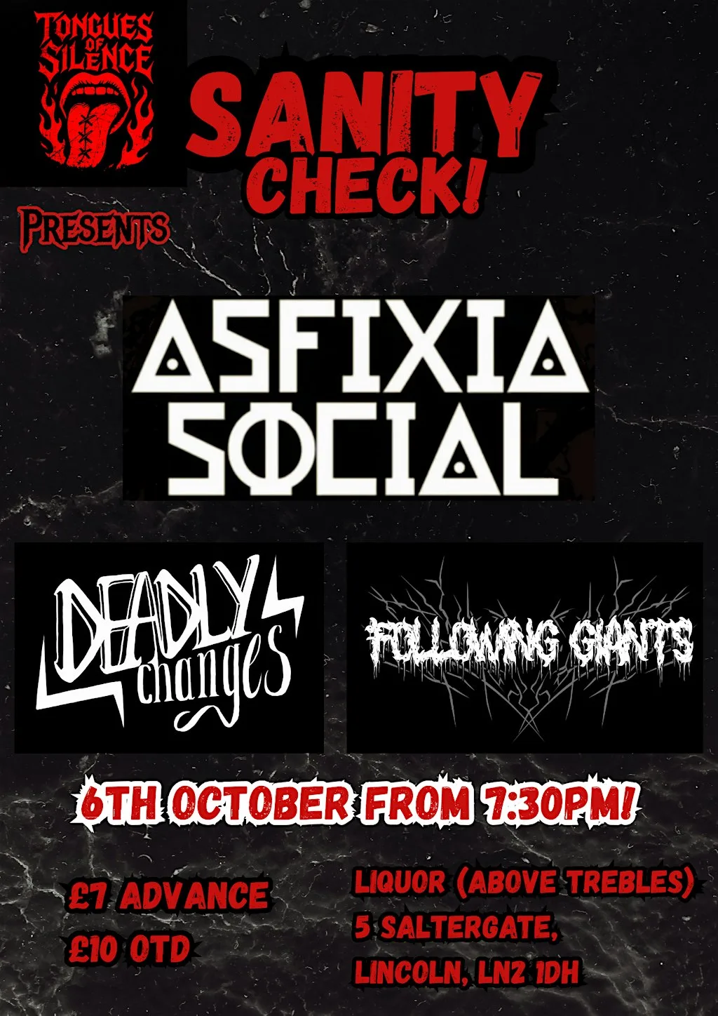 Sanity Check: Asfixia Social ft Deadly Changes and Following Giants!