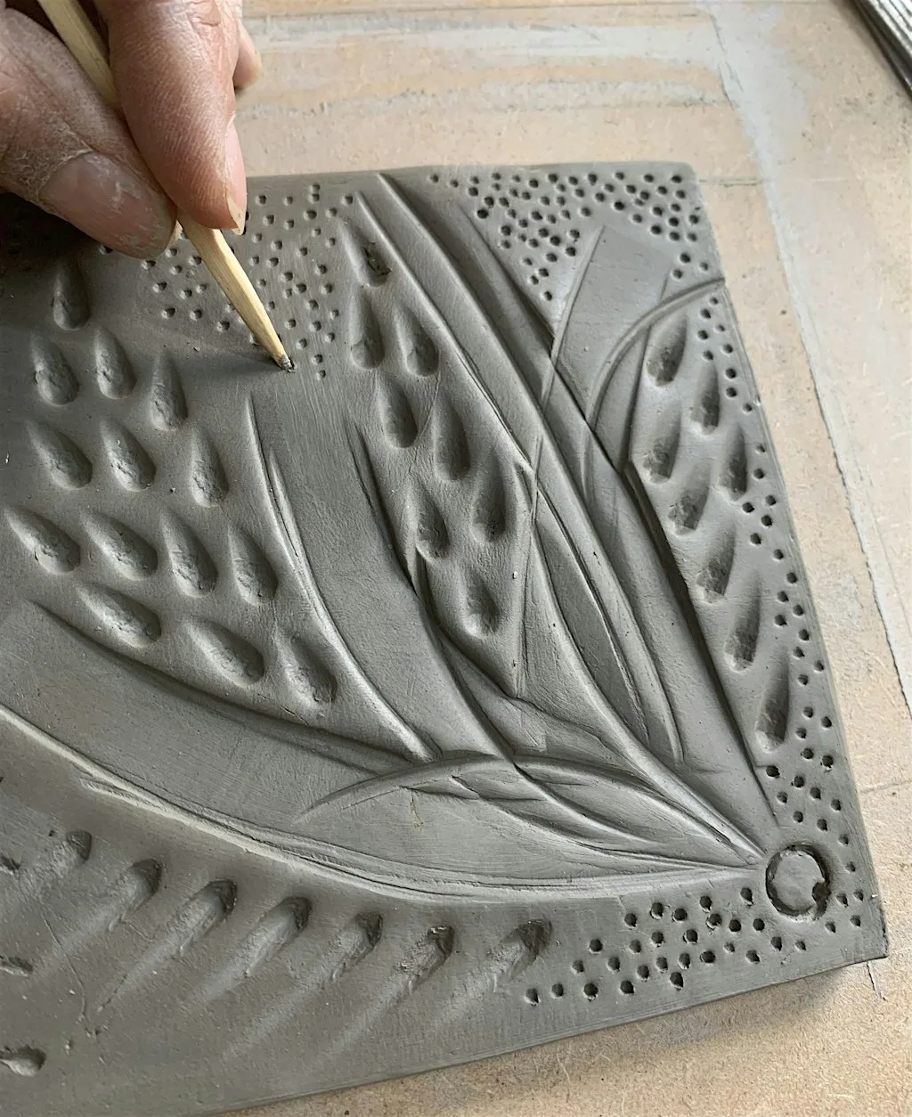 Clay Tiles with Carla Angus at Bon Accord Centre / Curated Aberdeen