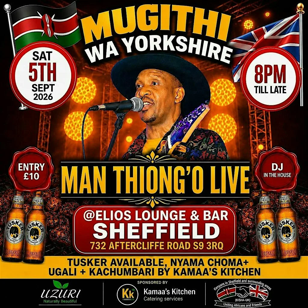 MUGITHI WA YORKSHIRE at Elios Lounge & Bar