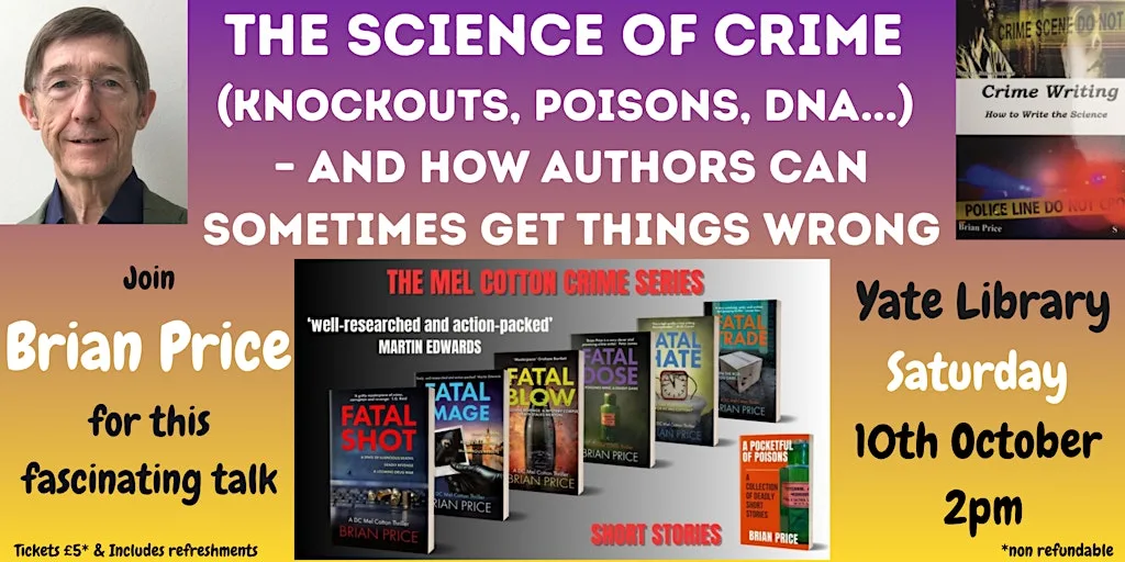 Join Crime writer Brian Price for this fascinating event