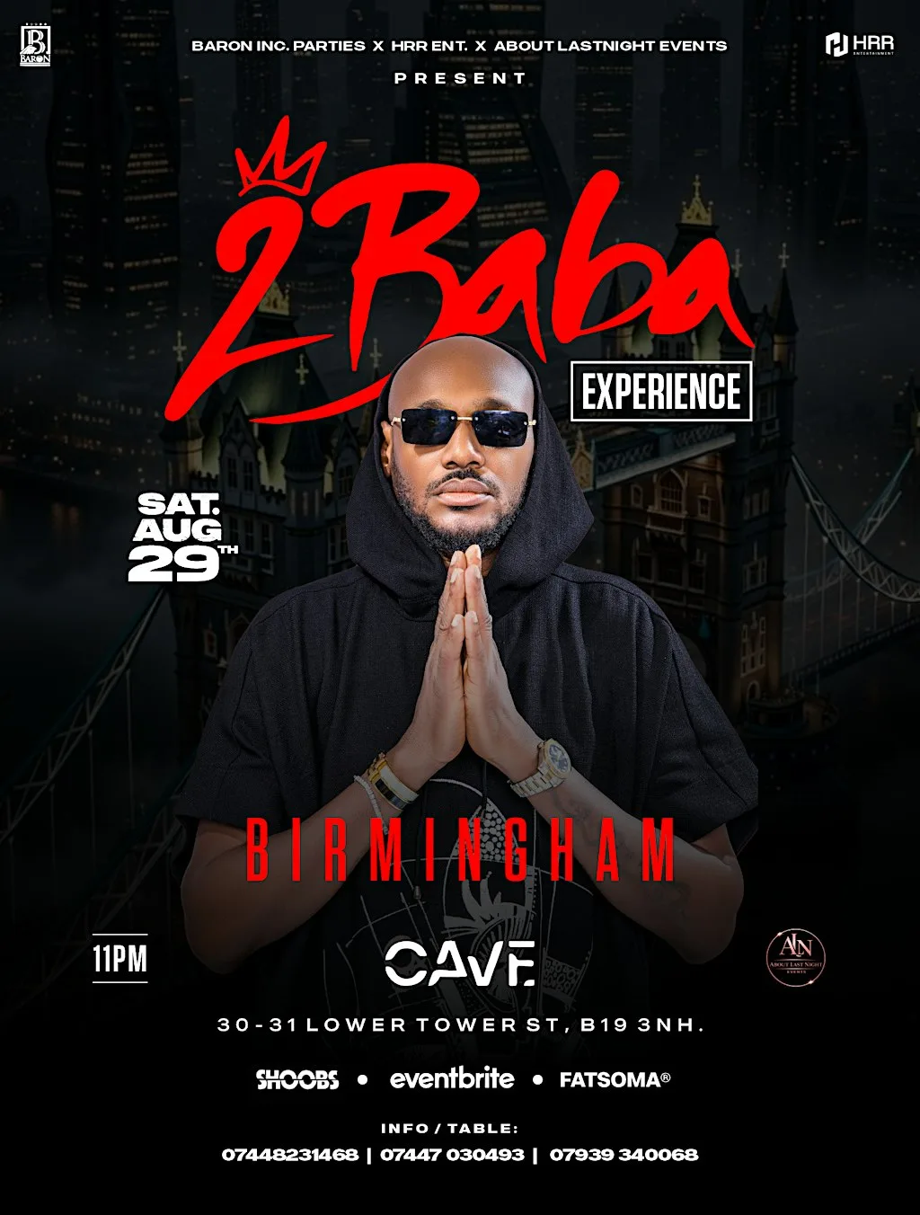 2BABA EXPERIENCE - 2Face performing Live at Cave