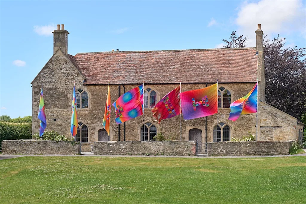 Artist Walkthrough: Jeffrey Gibson Flags at Hauser & Wirth Somerset