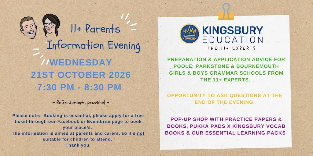 11+ Parents Information Evening at Coast . Surf + Moto