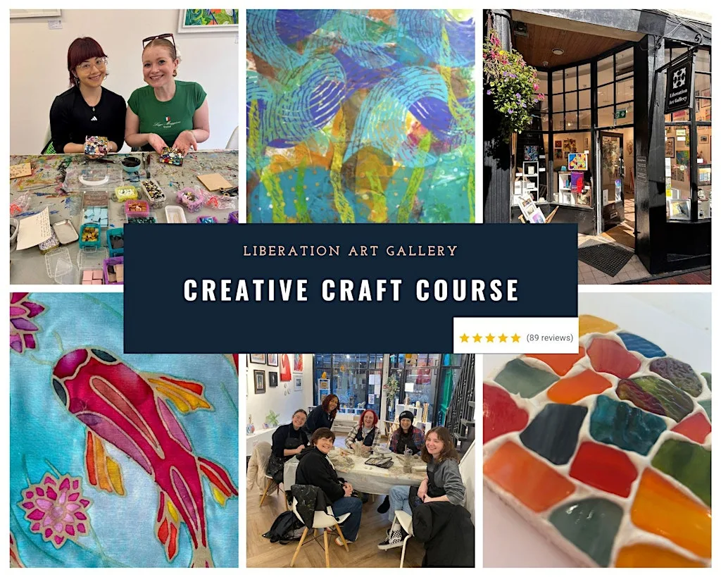 ✂️ Creative Craft Club: A Flexible 3-Workshop Course at Liberation Art Gallery