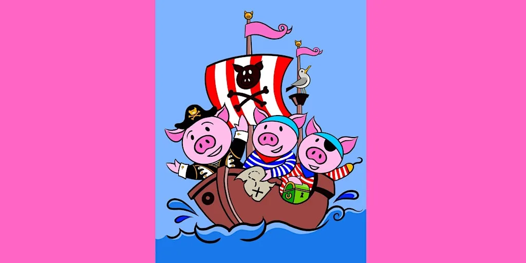 Three Little Pirate Pigs Puppet Show at Leominster Library at Leominster Library