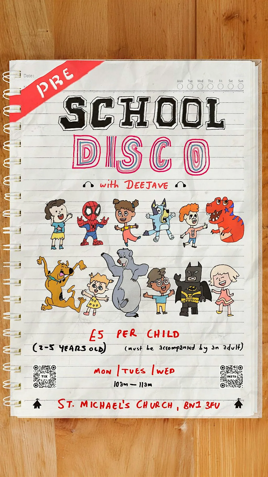 Pre-School Disco (2-5 year olds) with DEEJAVE 10-11am at Church of Saint Michael, Victoria Road