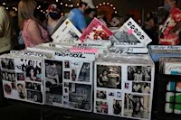 Vinyl records music fair at Penkridge Markets
