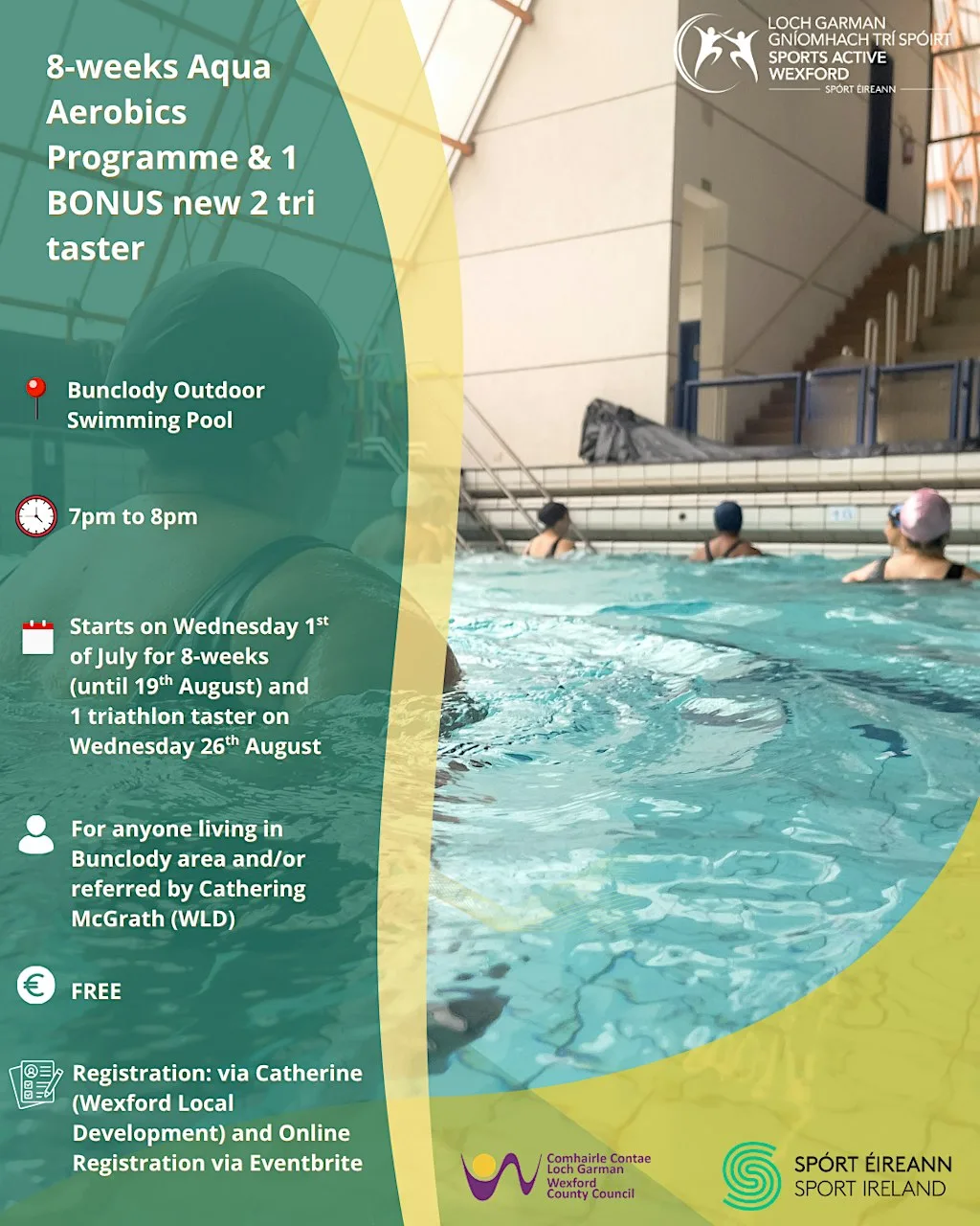 Aqua Aerobics Bunclody at Bunclody Swimming Pool