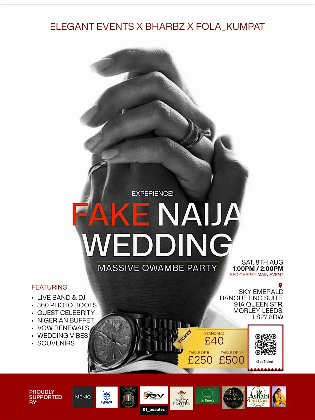 FAKE NAIJA WEDDING, LEEDS at Sky Emerald Banqueting Suite