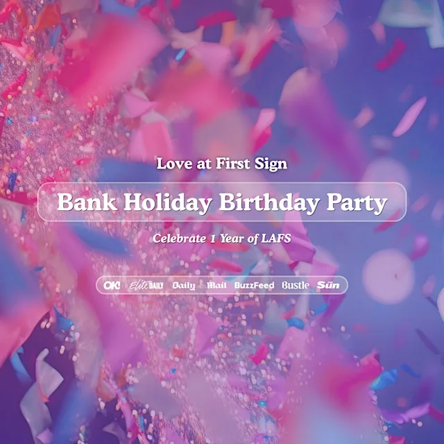 Guildford Bank Holiday Singles Party | Five and Lime | Love at First Sign at Five & Lime