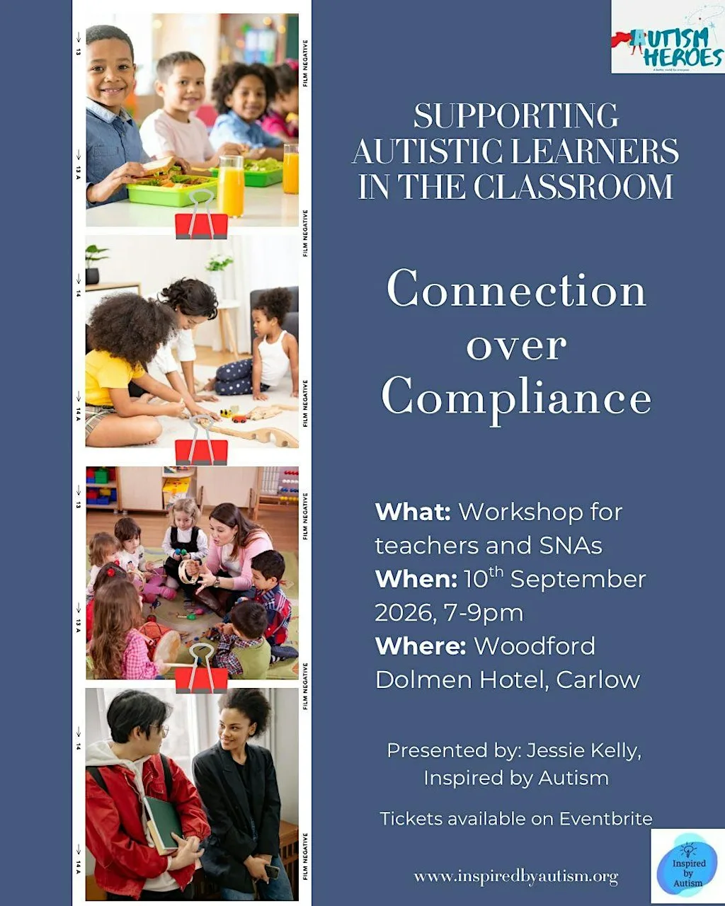 Supporting Autistic Learners In The Classroom. 'Connection over Compliance' at Woodford Dolmen Hotel