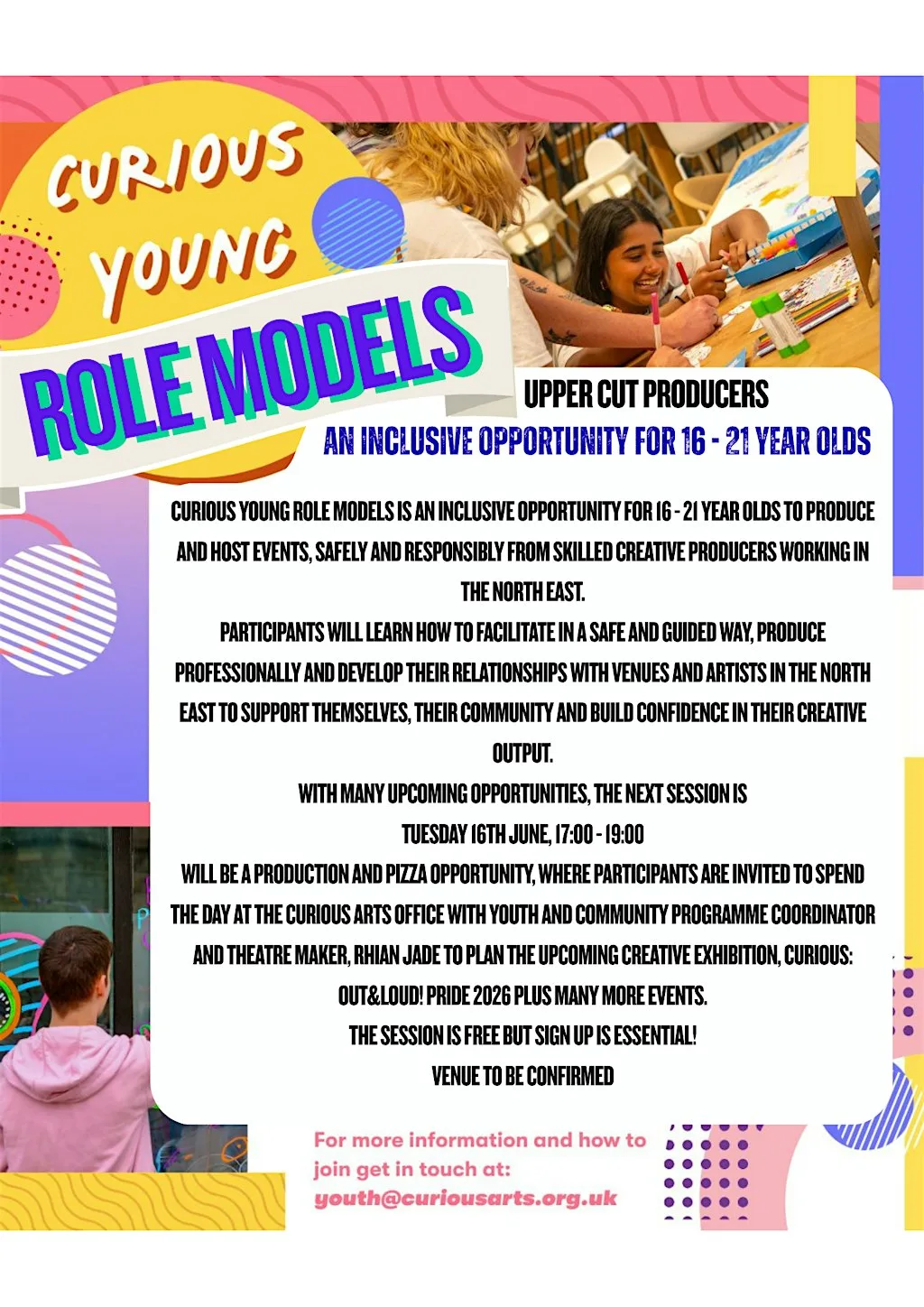 Curious Young Role Models - MIDDLESBROUGH at Middlesbrough Town Hall