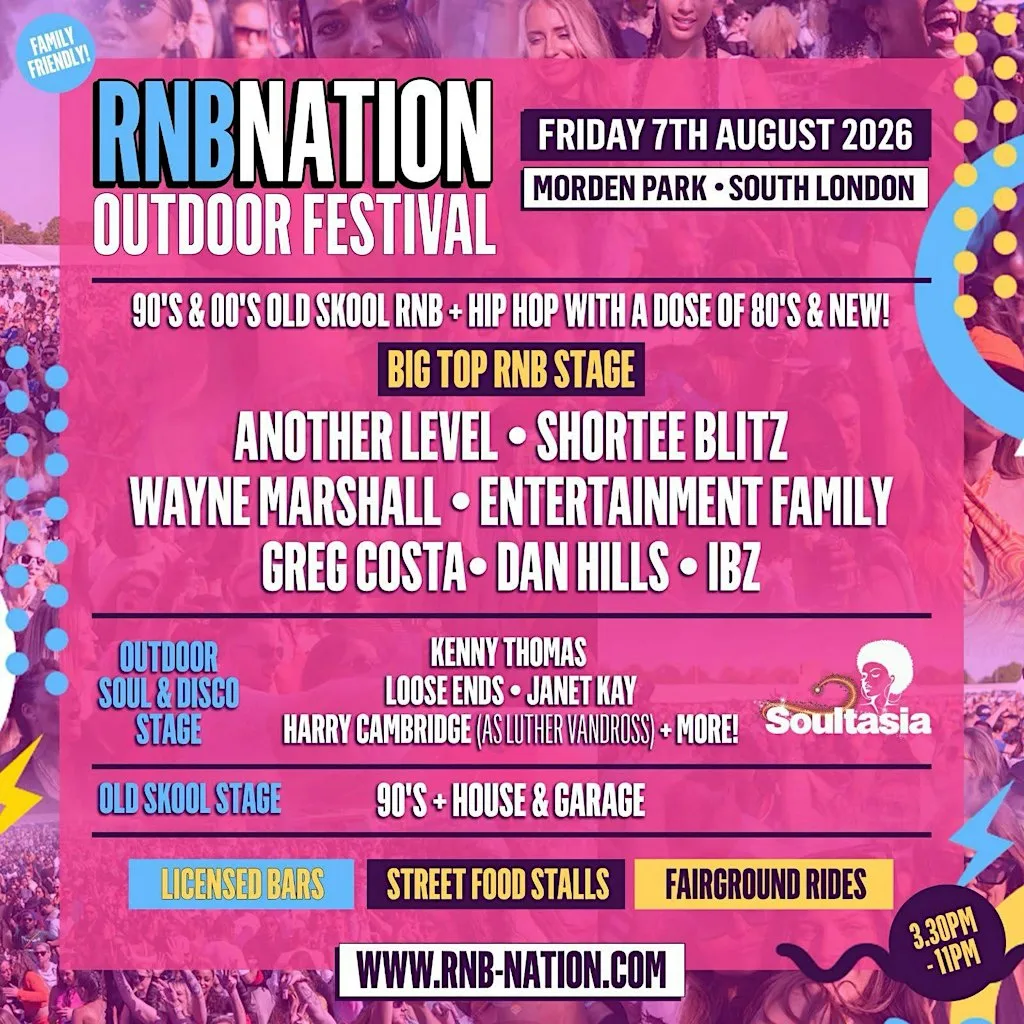 RnB Nation Outdoor Festival London at Morden Park