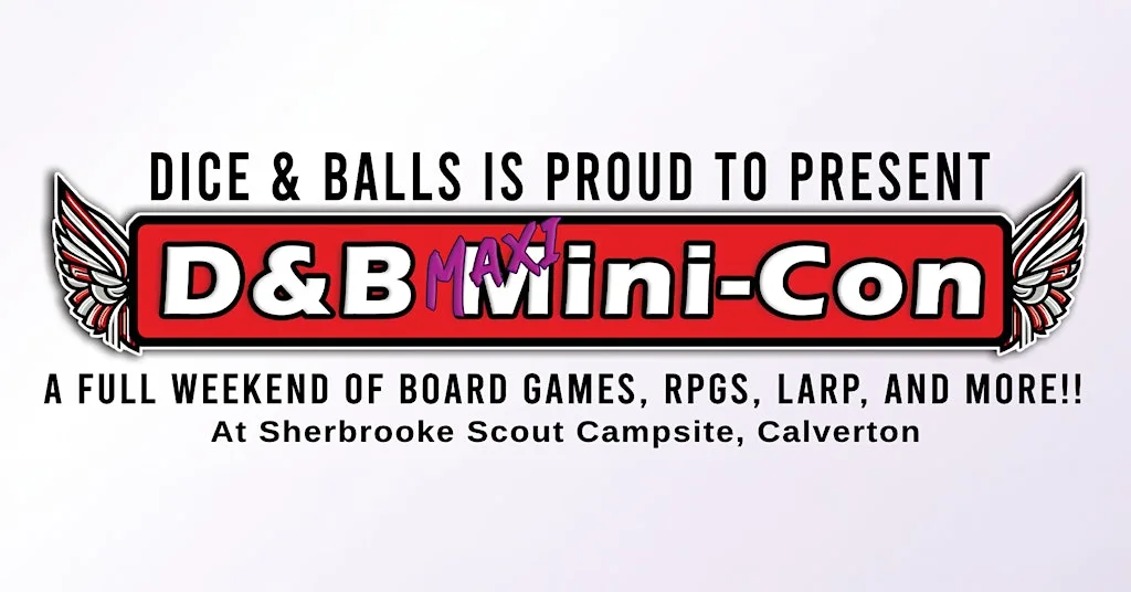 The Dice & Balls Board Game Maxi-Mini-Con 2026