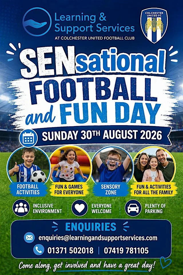 SENsational Football and Fun Day (Morning Entry) at Colchester United Football Club