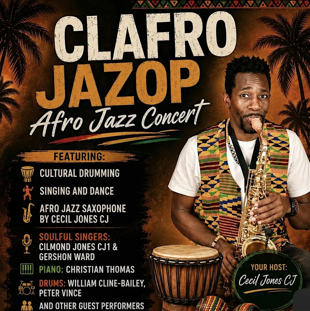 AFRO JAZOP Afro Jazz Concert at Trinity Methodist Church