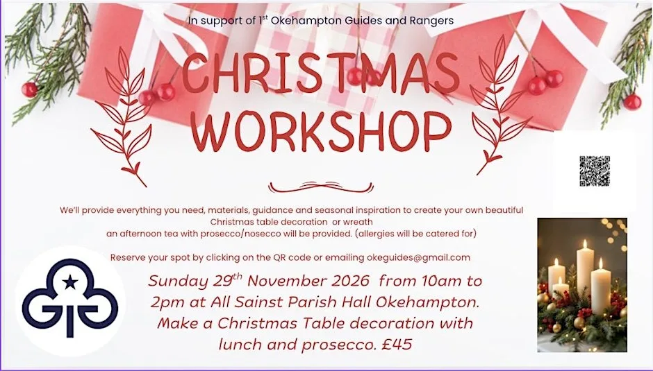 Christmas decorations or wreath making at All Saints Parish Hall