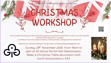 Christmas decorations or wreath making at All Saints Parish Hall