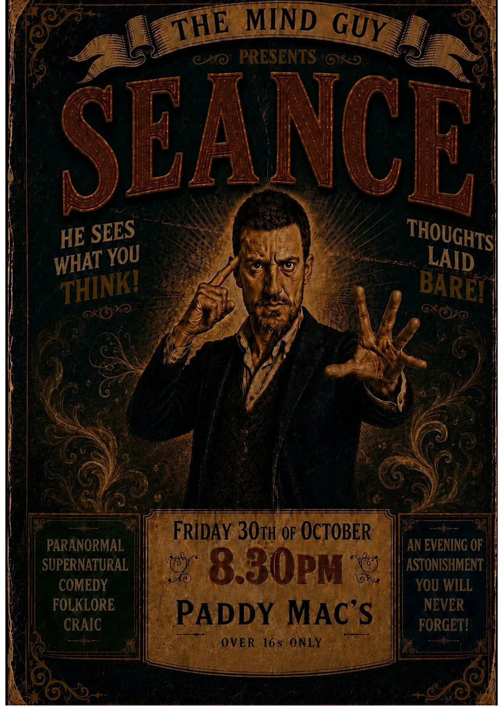 The Mind Guy "SEANCE" at Paddy Mac's