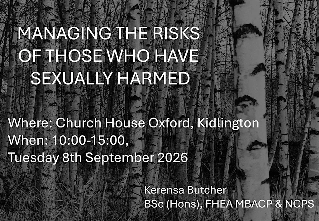 Managing the risks of those who have sexually harmed at Church House Oxford