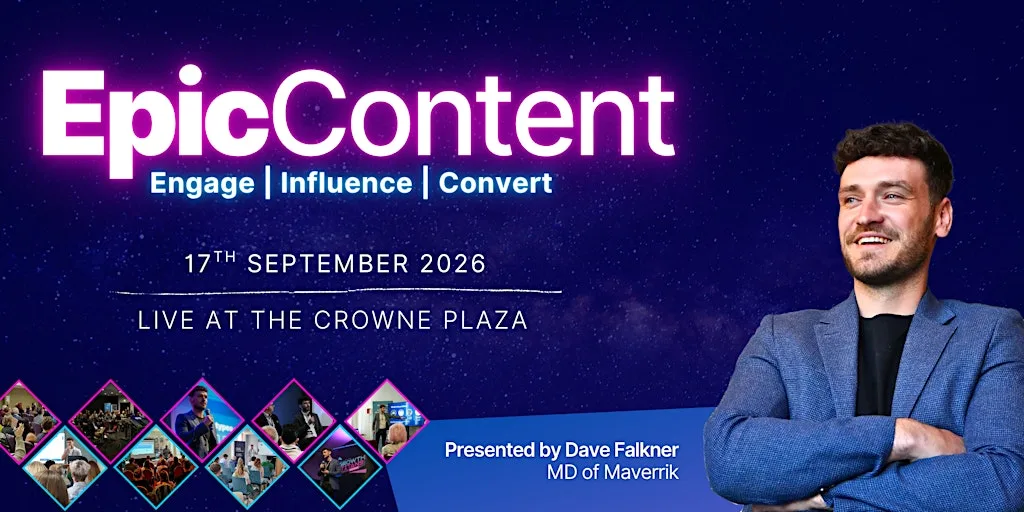 Epic Content Masterclass: Live In Dublin at Crowne Plaza Dublin Airport by IHG