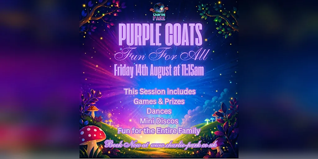 Purple Coats Fun for All @ Charlie Park Atherton at Charlie Park