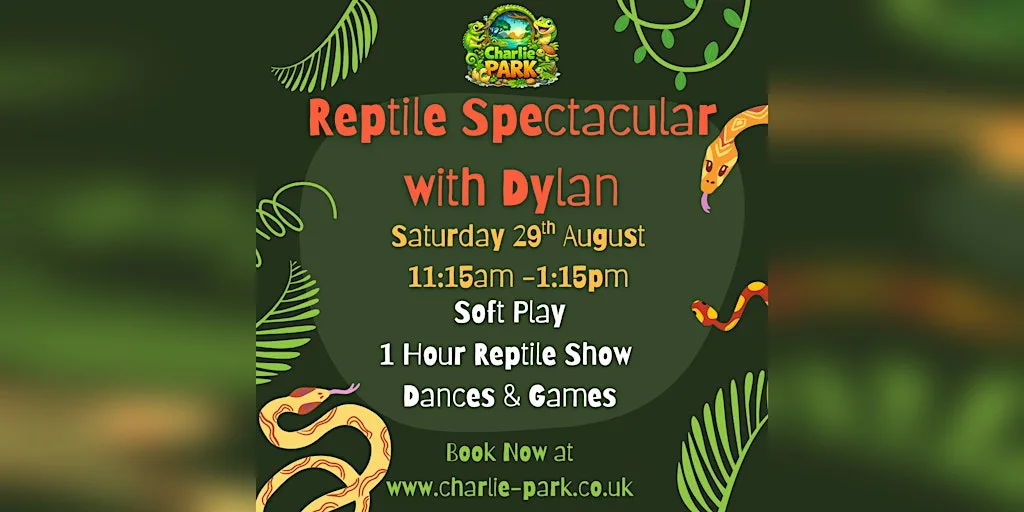 Reptile Spectacular eith Dylan at Charlie Park