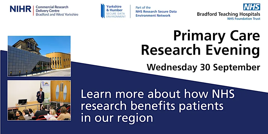 CRDC and SDE Primary Care event at Sovereign lecture theatre