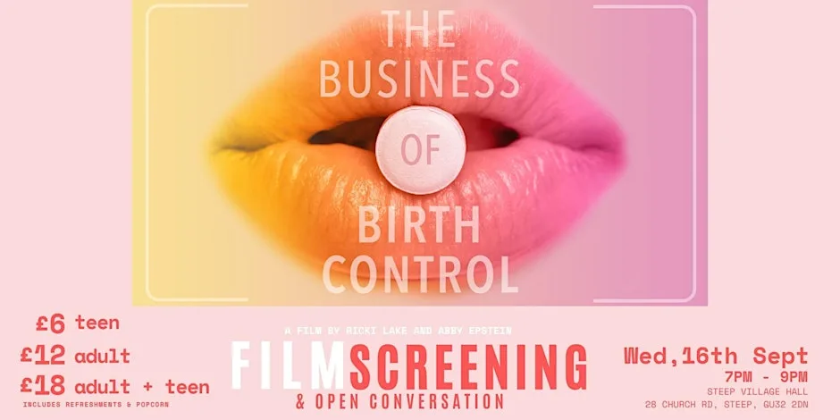 The Business of Birth Control Film Screening & Open Conversation at Steep Village Hall
