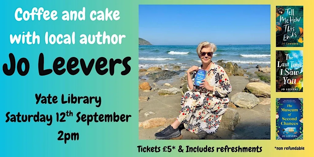 Coffee and cake with Jo Leevers at Yate Library