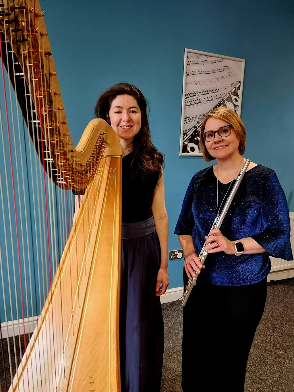 Paradis Flute and Harp Duo at Yamaha Music School