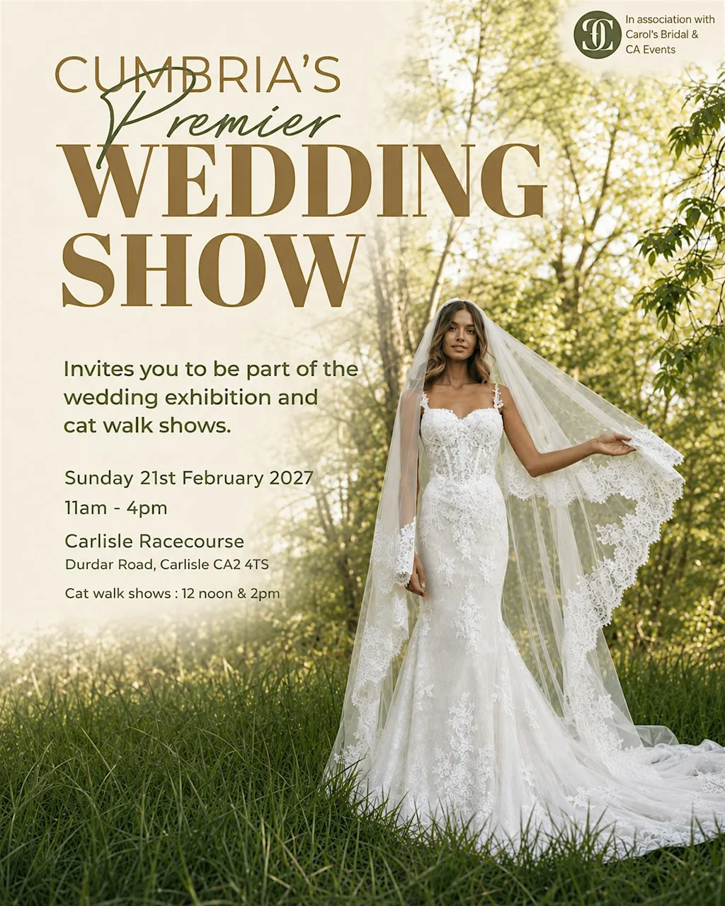 Cumbria’s Premier Wedding Show February 2027 at Carlisle Racecourse