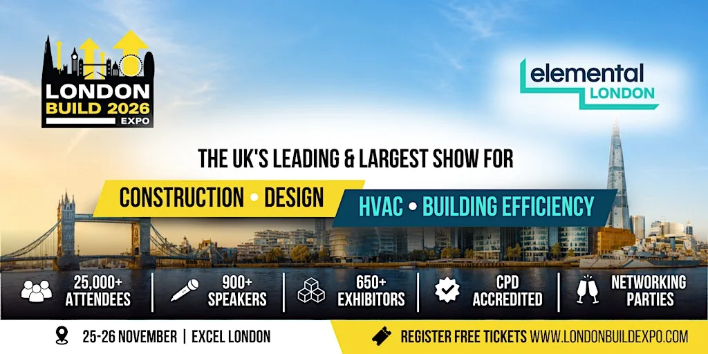 London Build Expo & elementalLONDON 2026 at Excel London