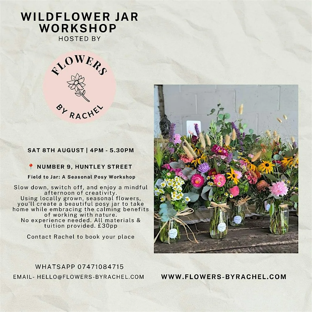Wildflower Flower Jar Workshop at Number 9