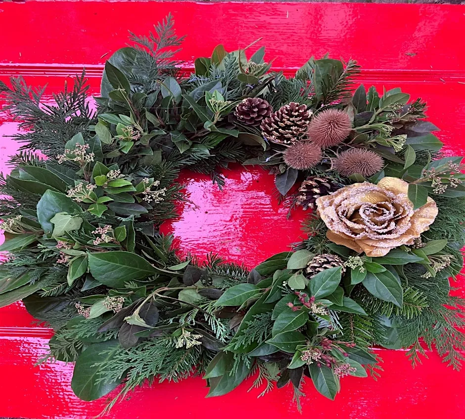 Christmas Wreath Workshop at Blue Bell Inn