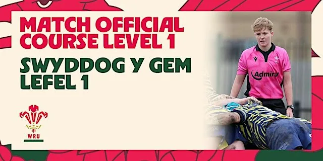WRU Match Official Level 1 ( Female only - Taffs Well RFC) at Taffs Well RFC
