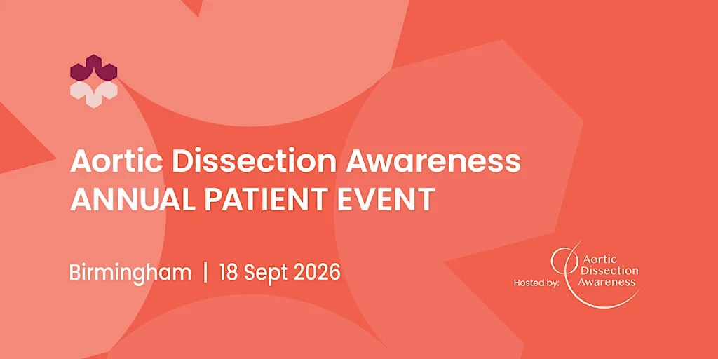 Aortic Dissection Awareness - Annual Patient Event 2026 at thestudio...