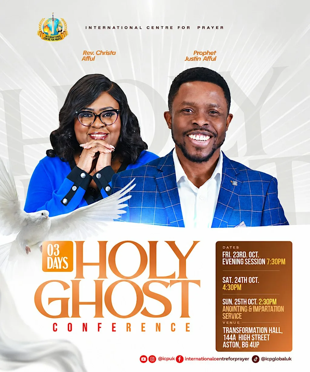 Birmingham Holy Ghost Conference at International Center for Prayer