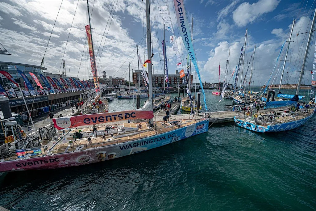 Clipper 2025-26 Race Finish | Open Boat Tours | Portsmouth, England at Gunwharf Quays Marina