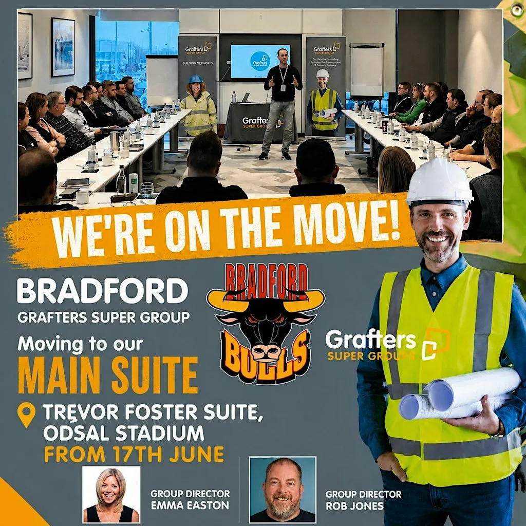 BRADFORD GRAFTERS PROPERTY & CONSTRUCTION ( ONLY ) NETWORK at Bradford Bulls Rugby League Club