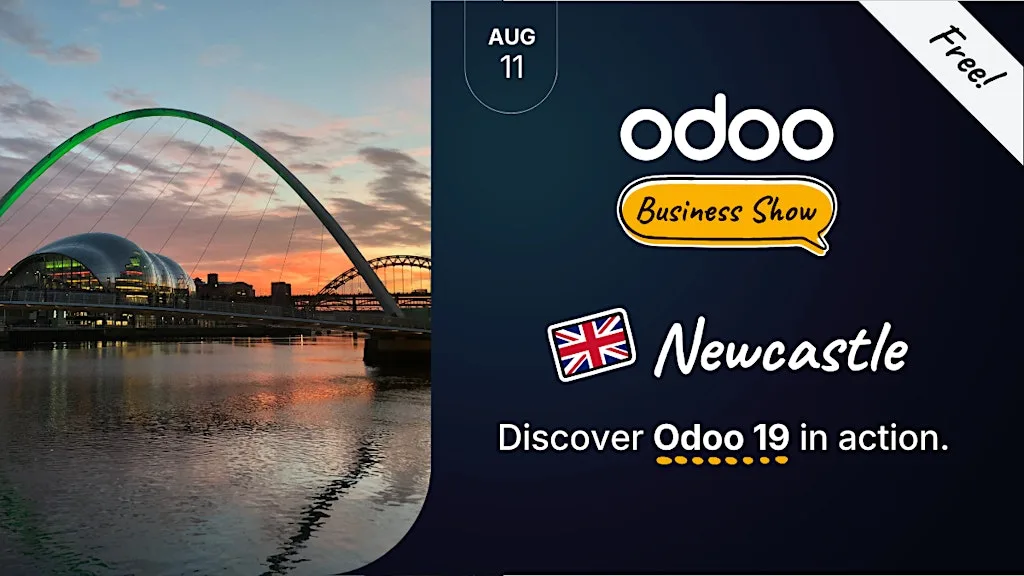 Odoo Business Show Newcastle at INNSiDE by Meliá Newcastle