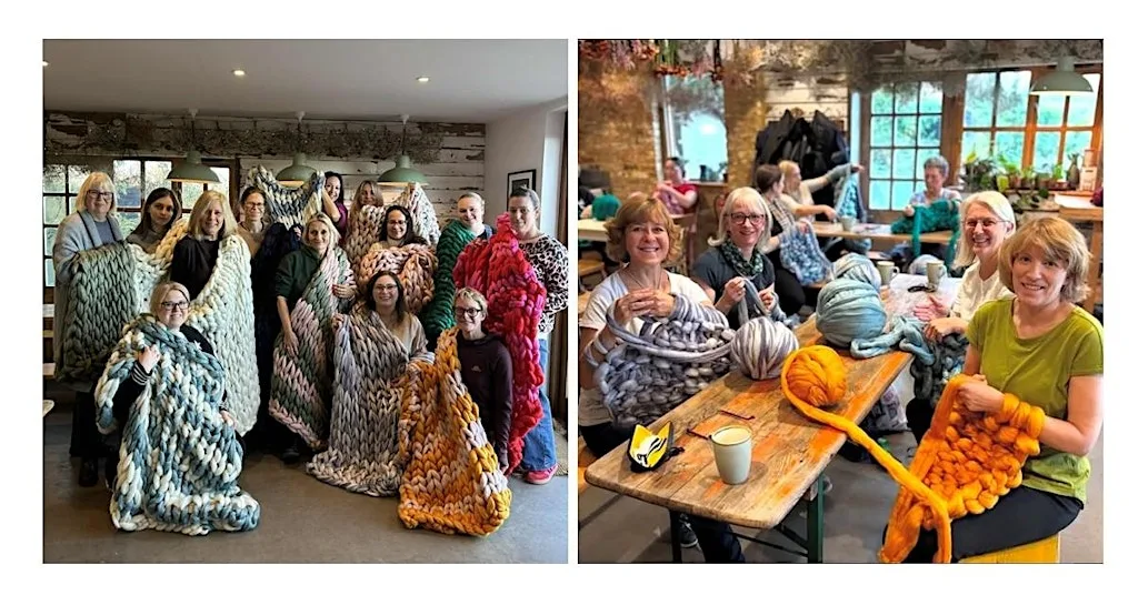Arm Knit Blanket Workshop
