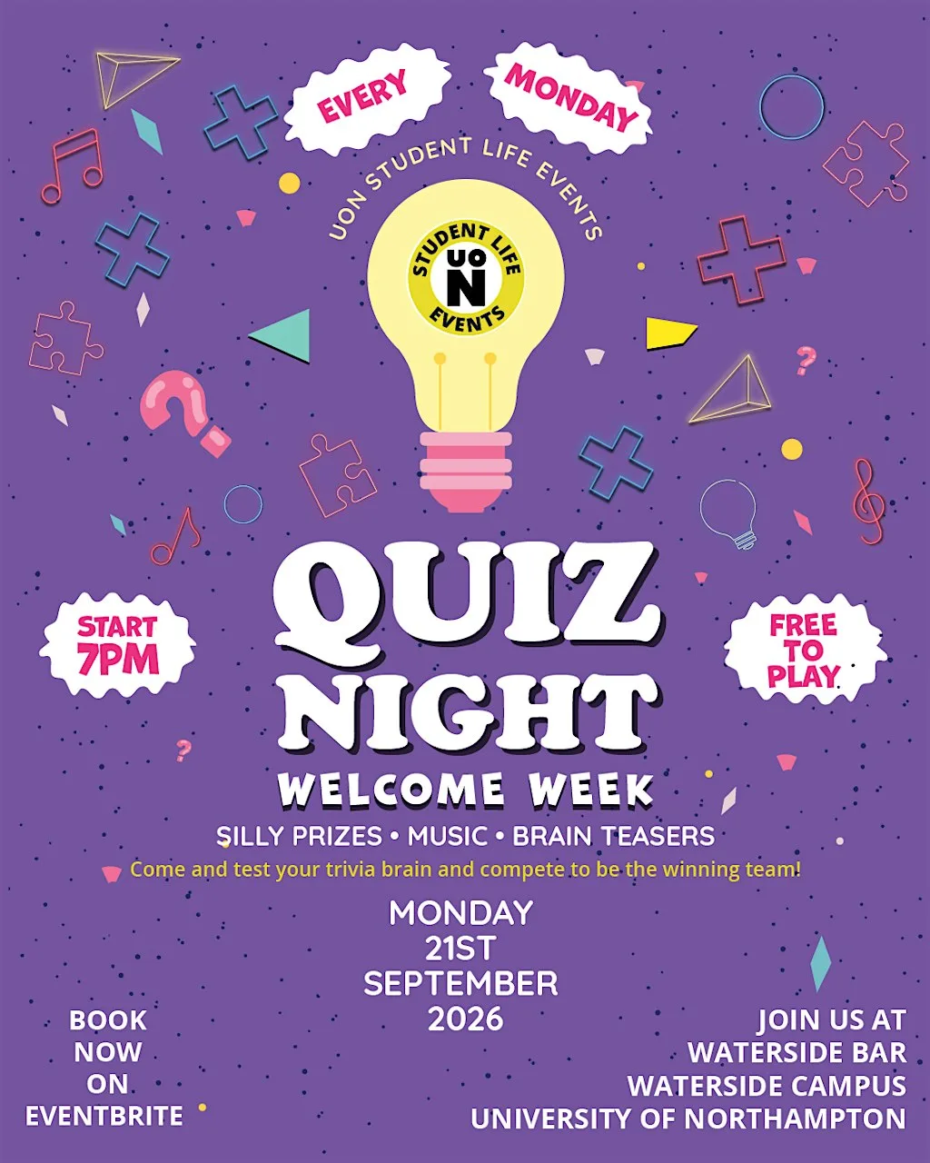 Quiz Night! at Waterside Bar
