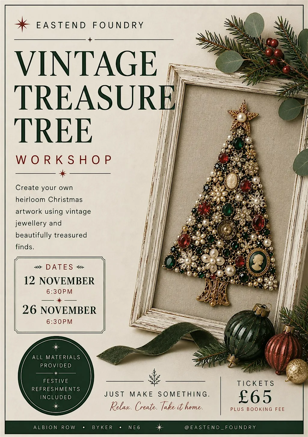 Vintage Treasure Tree Workshop