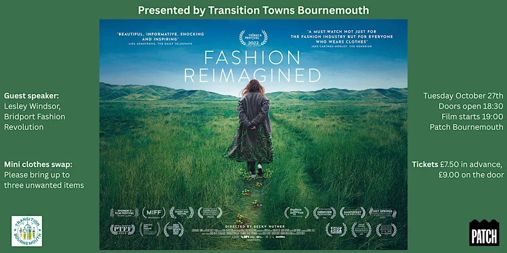 Transition Towns Bournemouth presents Fashion Reimagined at Patch Bournemouth